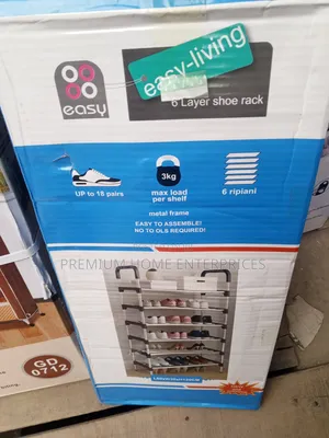 Easy Living Shoe Rack 6 Racks