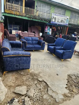 Quality Complete Set of 7 Seaters Upholstery Padded Sofa