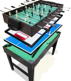 4in1 Snooker, Table Tennis, Soccer Table, Air Hockey 4ft.