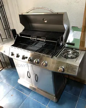 6burner Bbq With Side Cooking Gas