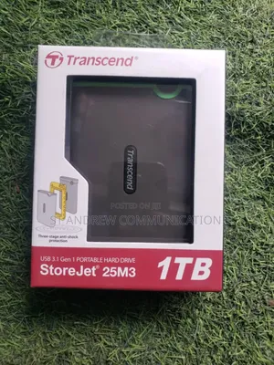 Transcend 1tb Usb 3.1 Storejet 25m3 Portable Hard Drive