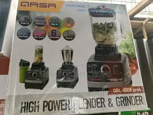Qasa Power Blender With 3cups QBL-8008 Pro4