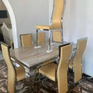 Marble Top Dining Set Available as Seen
