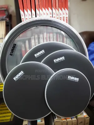 Evans Black Drum Heads Set of 5