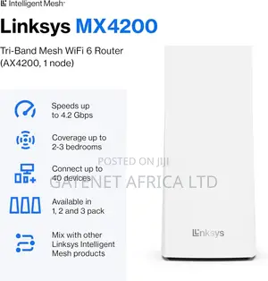 Linksys Wireless Router, Extender Booster Up to 3000 Sq Ft
