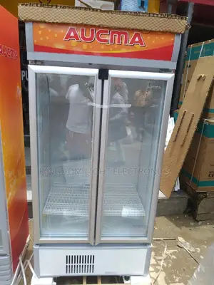 Original Aucma 700liters Show Case Refrigerator Double Door.
