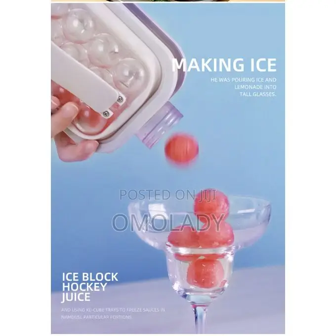 Portable Ice Cube Ball Maker Ice Bottle