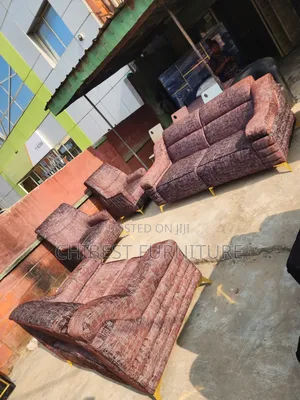 Complete Set of 7 Seaters Upholstery Padded Sofa Chair