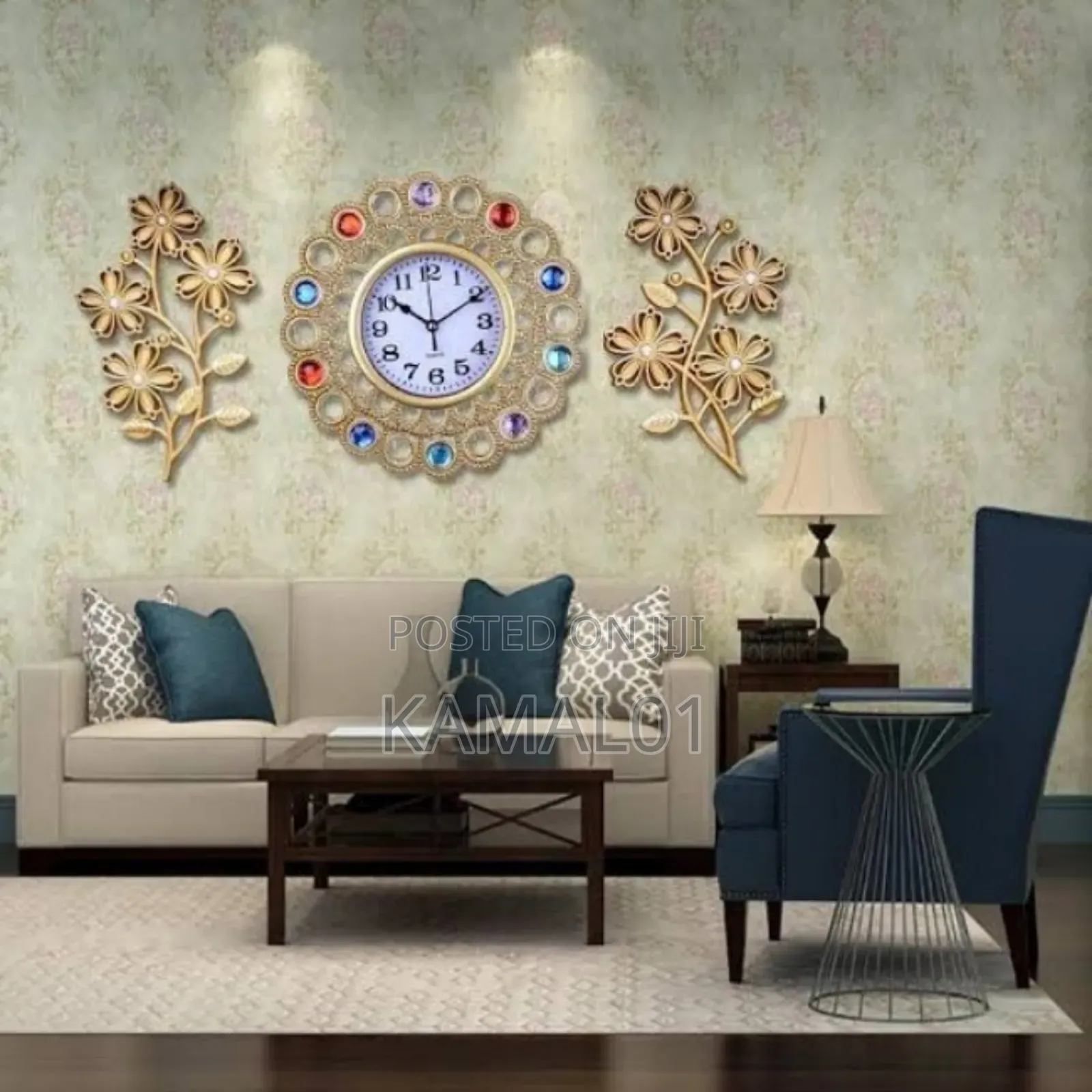 Wall Clock With Decor