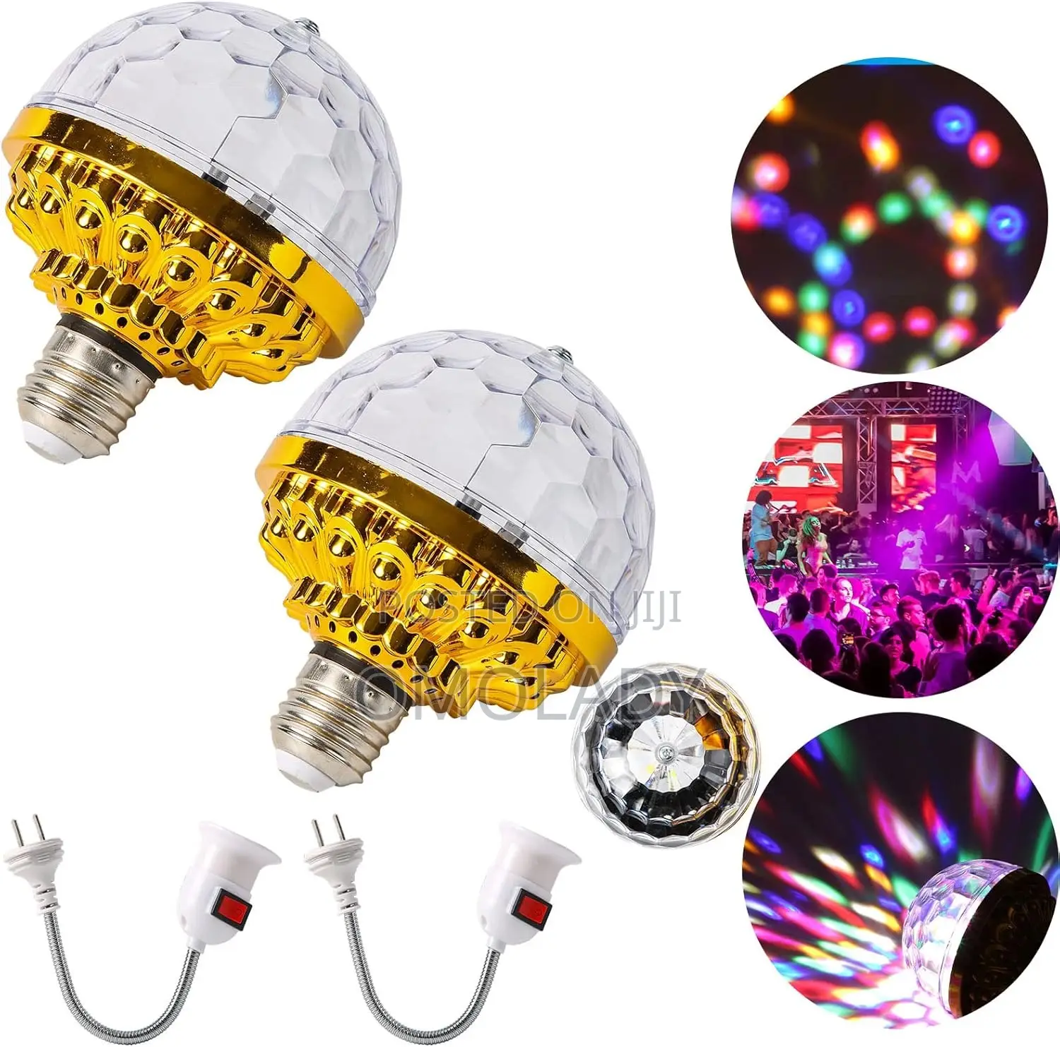 Christmas Light Rotating Light With Switch Socket