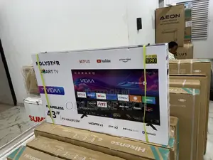 Best Selling Polystar 43" Frameless Smart Tv Pv-Hk43flsm
