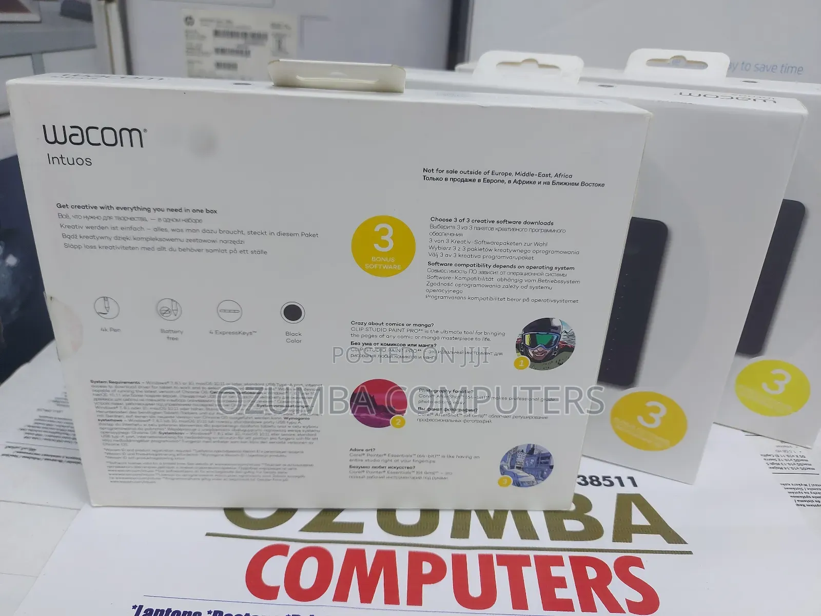 Wacom Intuos Graphics Tablet Small