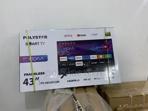 Portable Pv-Hk43flsm Polystar 43" Frameless Smart Tv