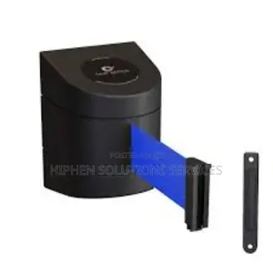 Security Barrier Belt Retractable Red Ribbon For Bank