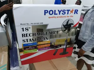 Top Quality Polystar 18" OX Rechargable Fan