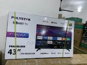 Polystar 43" Frameless Smart Tv Pv-Hk43flsm Available