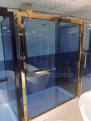 Gold Frame Shower Cubicle Big Frame 10mm