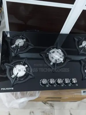 Quality Polystar 5 Burner Inbuilt Gas Hob