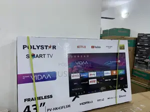 Pv-Hk43flsm Polystar 43" Frameless Smart Tv (Top Pick)