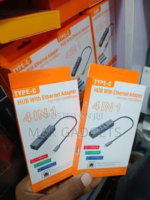 Type-c Usb Hub To Rj45 Ethernet Lan Adapter Usb 3.0 Hub