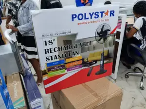 Standard Polystar 18" Rechargable Stand Fan