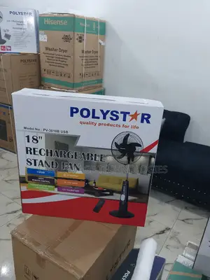 Top Selling Polystar 18" Rechargable Stand Fan