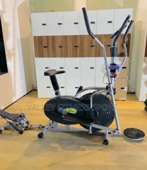 4 in 1 Elliptical Bike With Mini Stepper,Twister,Dumbbell