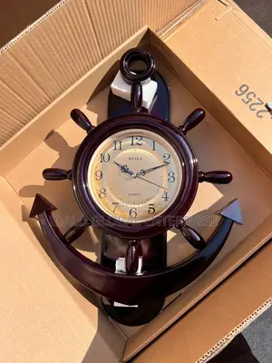 Large Anchor Wall Clock