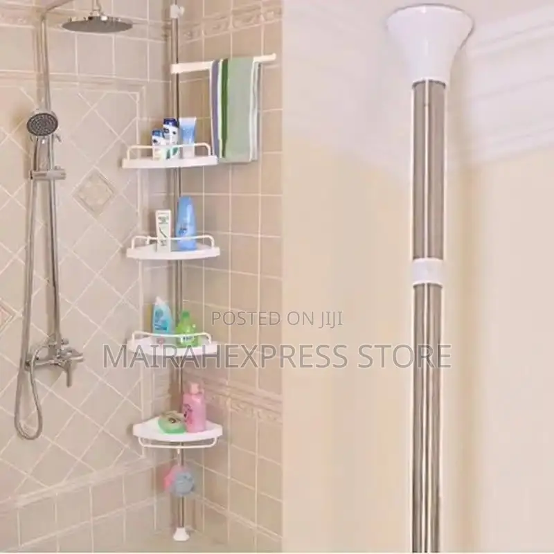 4 Layer Shower Corner Storage Rack