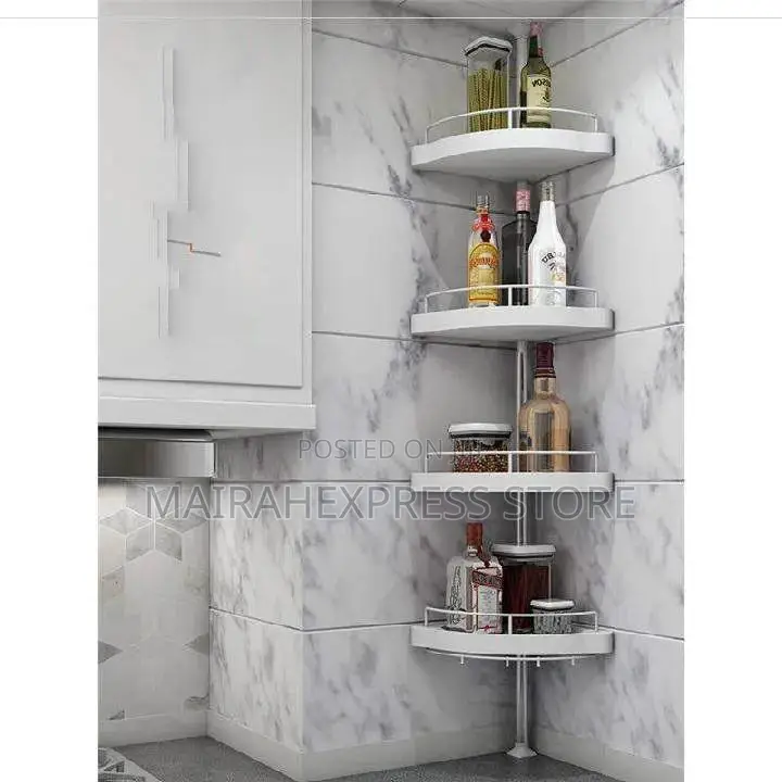 4 Layer Shower Corner Storage Rack