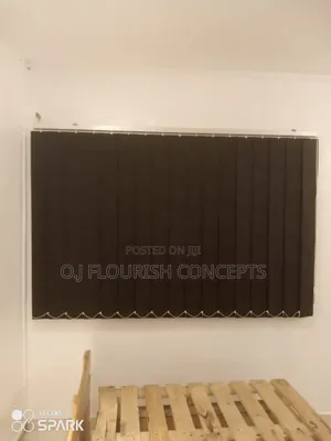 Black Vertical Window Blinds