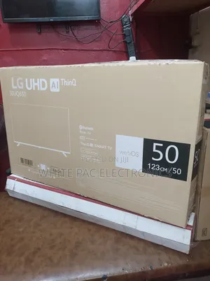 2025 >Lg Smart Android Frameless Tv 50"Inch >Bluetooth > Netflix