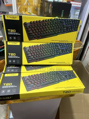 Gaming Keyboard T-wolf T-20 RGB Lighting Mechanical Wired
