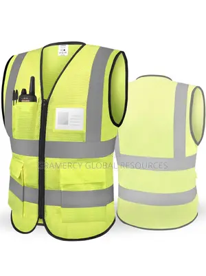 Industrial Safety Reflective Jacket 100% Polyester