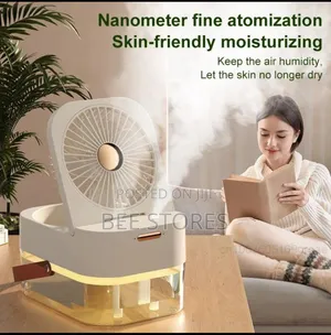 Dual Spray Cooling Fan With Humidifier