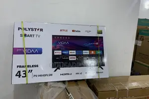 Top Quality Polystar 43" Frameless Pv-Hk43flsm Smart Tv