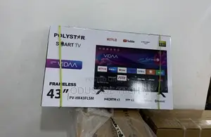 Quality Full Hd Polystar 43" Frameless Smart Tv