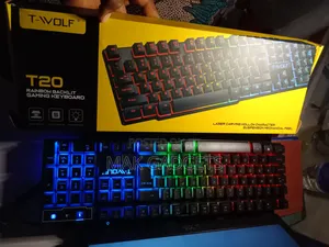 T-Wolf RGB Gaming Keyboard T-20 (3M)