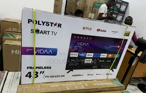 Classic Picture Perfect Polystar 43" Frameless Smart Tv