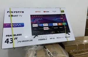 Everlasting Vidaa Polystar 43" Frameless Smart Tv Pv-Hk43fls
