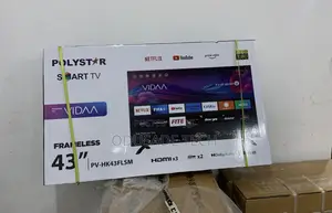 The Standard Vidaa Frameless Polystar 43" Smart Tv