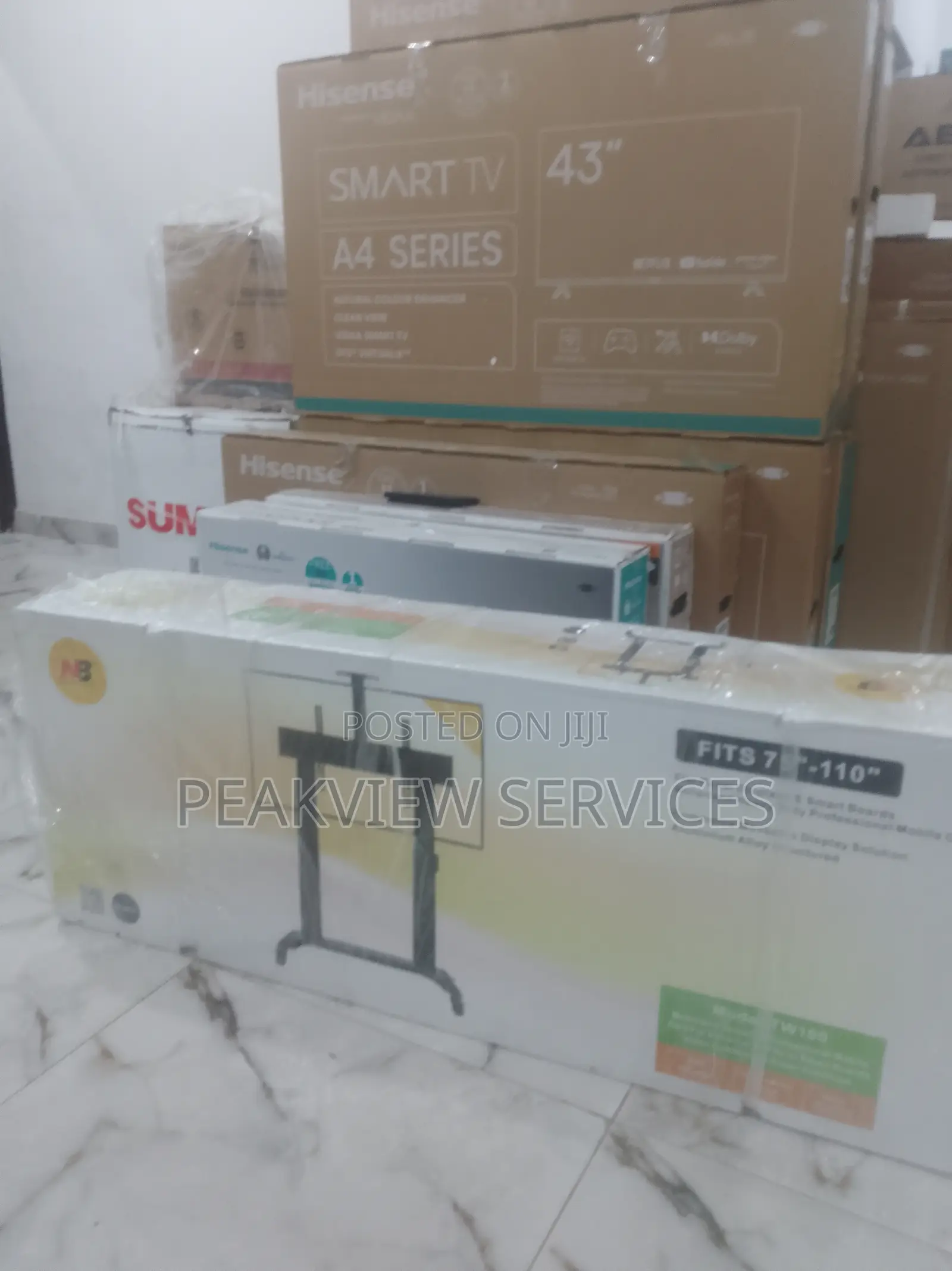 Affordable Motorized Telescopic Height-Adjustable Tv Stand