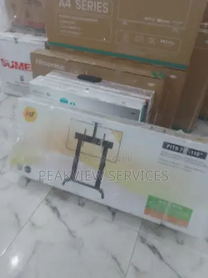 ATTRACTIVE Motorized Height-adjustable Aluminum Tv Stand