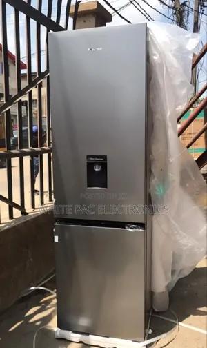 Brand New>Hisense Twins Door Fridge 264L With Dispenser>A++