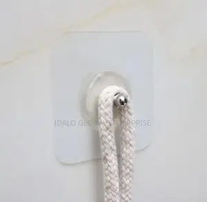 Transparent Adhesive Wall Hook - (12pcs)