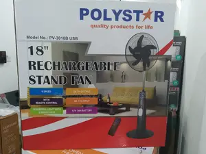 Trending Polystar 18'' Rechargeable Standing Fan