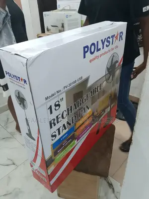 Premium Polystar 18''rechargeable Standing Fan