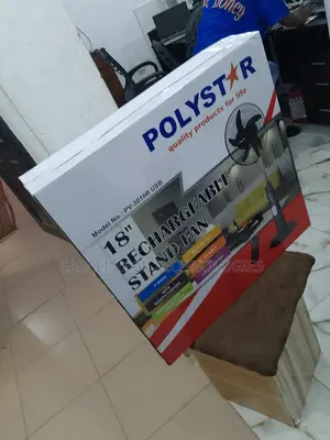 Most Preffered Polystar 18'' Rechargeable Standing Fan