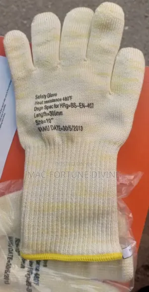 Heat Resistance Safety Hand Glove (Per Pair)