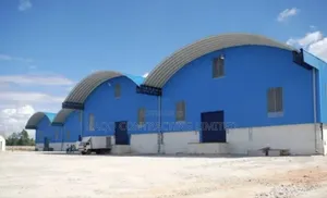 Curved Roofing Warehouse Construction/Steel Fabrication